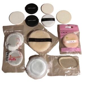 15 Pc. Assorted Cosmetic Sponge/Puff/Silicone Applicators